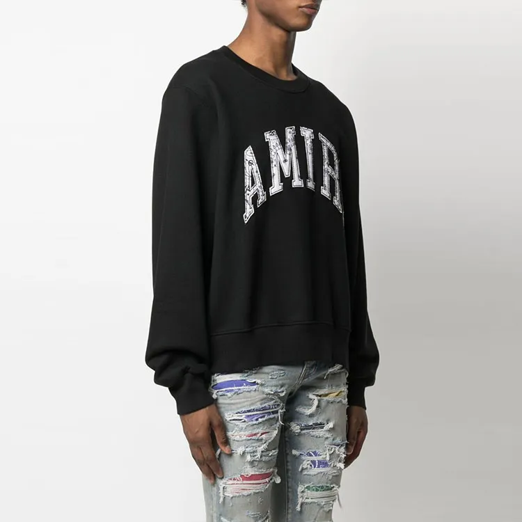 AMIRI Varsity Bandana Crewneck-2