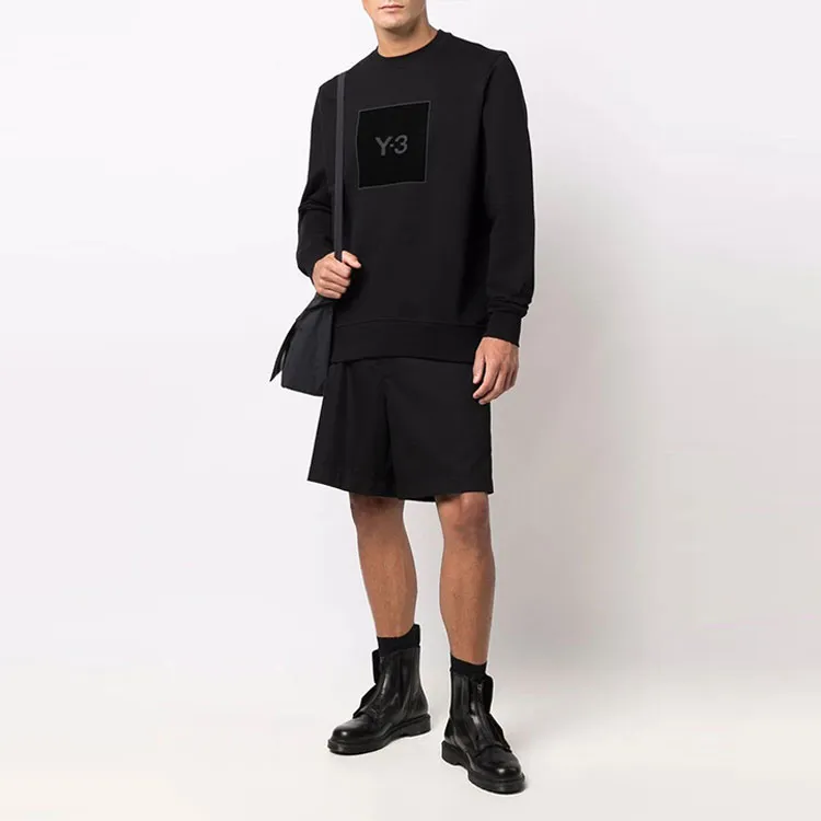Y 3 Sweatshirts Men Black-1