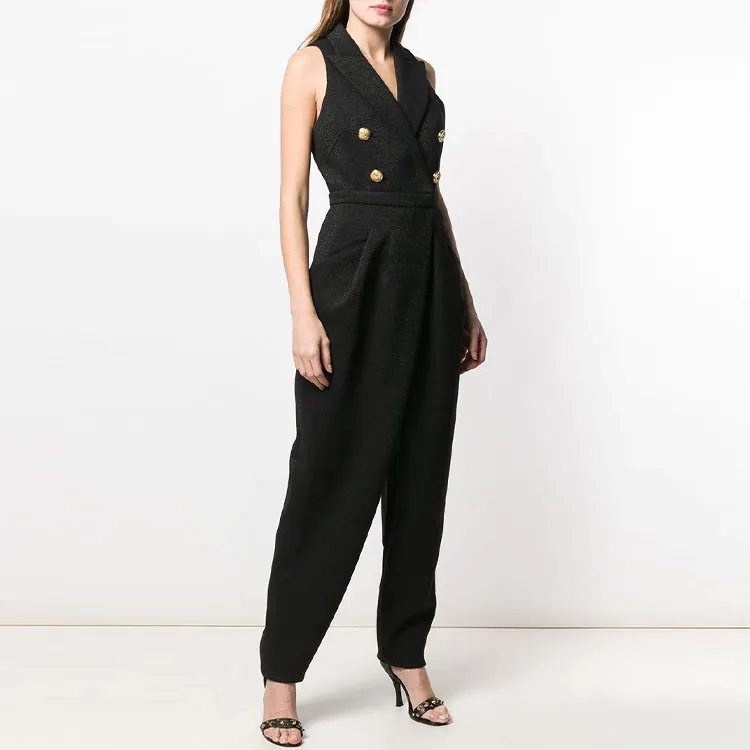 BALMAIN Jumpsuits Women's Black-2