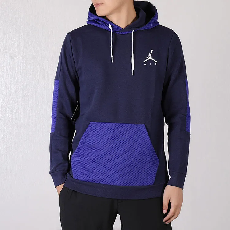 Jordan Air Sweatshirts Men Blue-1