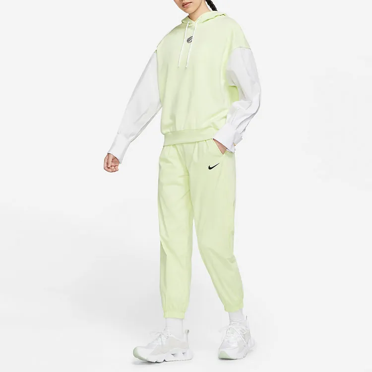 Nike Knitted Sweatpants Women's Ice Green Yellow-2