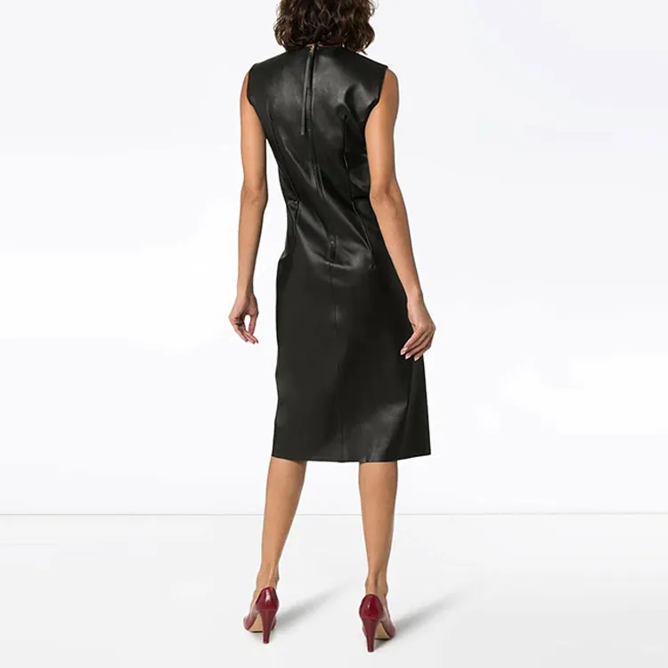 Bottega Veneta Sleeveless Dresses Women's Black-1