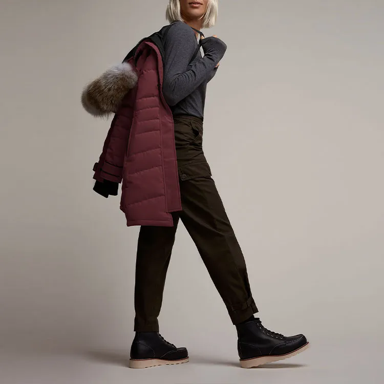 Canada Goose Lorette Series Down Jackets Women's Berry Red-2