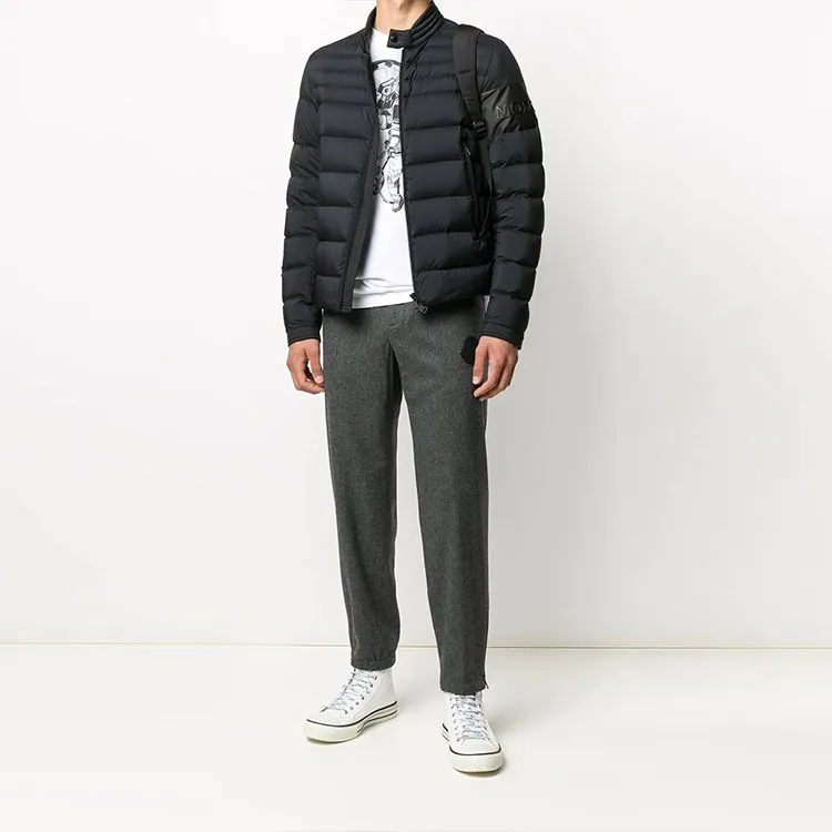 Moncler Knitted Sweatpants Men Gray-2