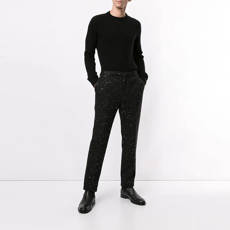 SAINT LAURENT Crewneck Knitted Jumper-1
