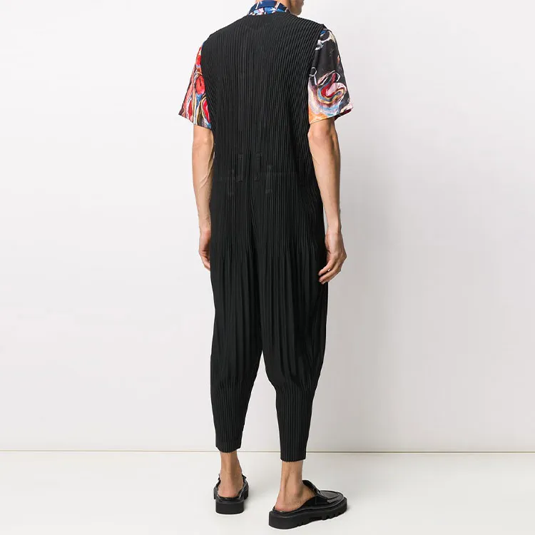 Homme Plissé Issey Miyake Jumpsuits Men Black-2