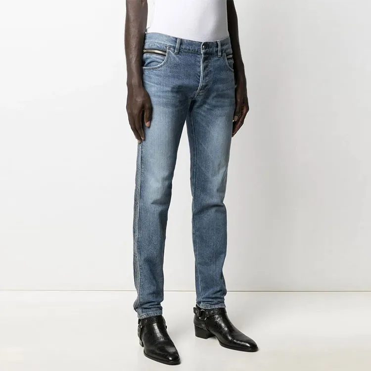 BALMAIN Jeans Men Blue-3