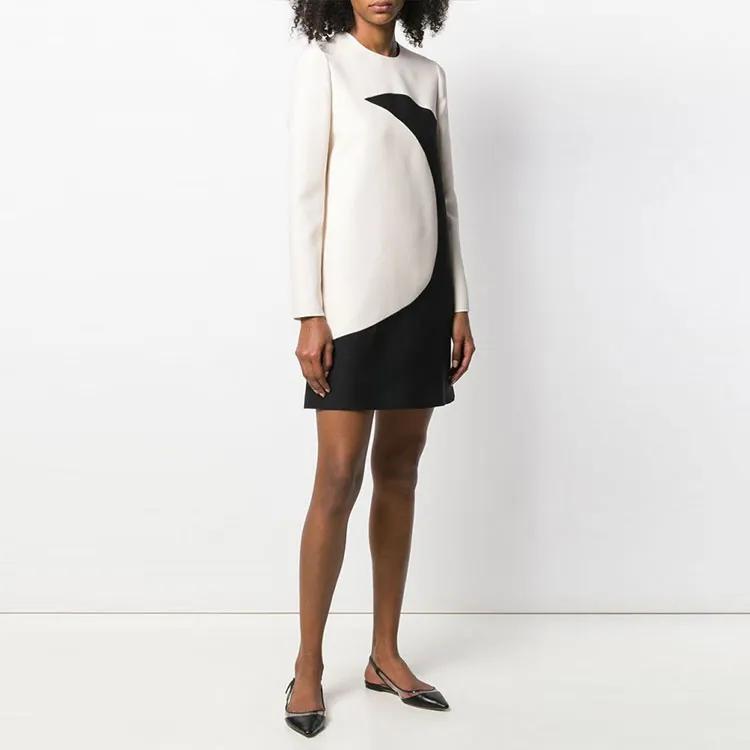 Valentino Long-Sleeved Dresses Women's White-3
