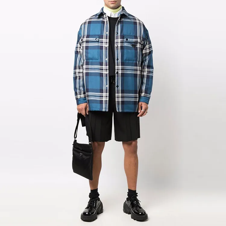 PRADA Shirts Men Blue-1