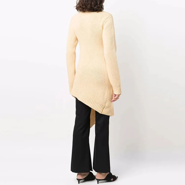 JIL SANDER Roll Neck Asymmetric Jumper-2