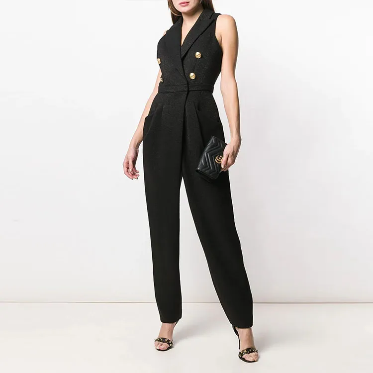 BALMAIN Jumpsuits Women's Black-3