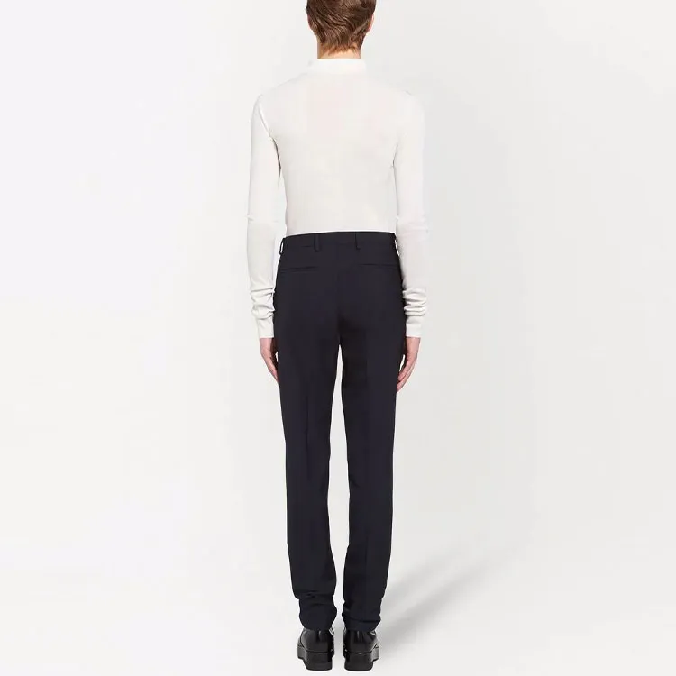 PRADA Pressed crease Tailored Trousers-2