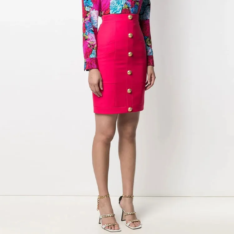 BALMAIN High waisted Knitted Miniskirt-3
