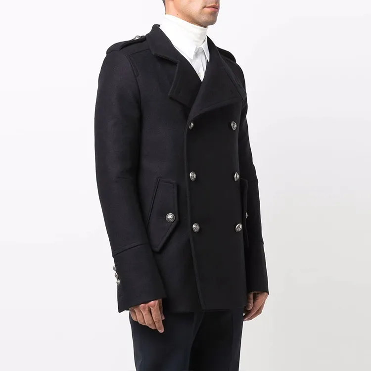 BALMAIN Jackets Men Navy Blue-2