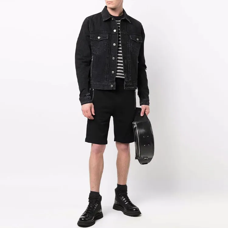 BALMAIN Denim Jacket Men's Black-2