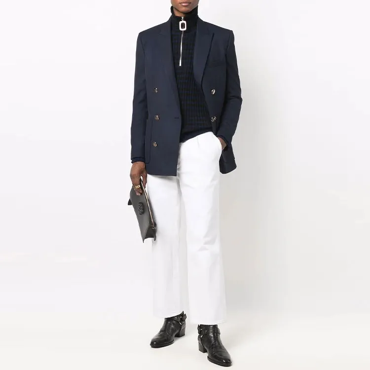 BALMAIN Business Suits Men Navy Blue-1