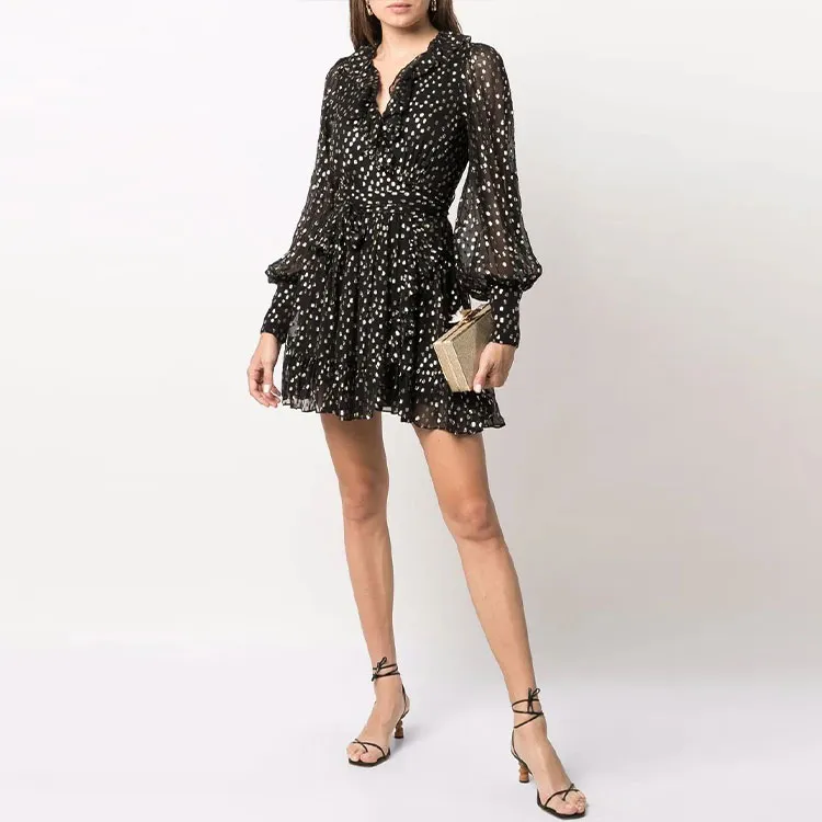 Zimmermann Long-Sleeved Dresses Women's Black-1