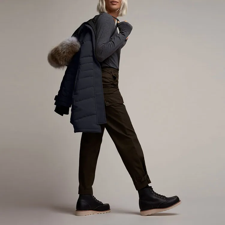 Canada Goose Lorette Series Down Jackets Women's Dark Blue-4