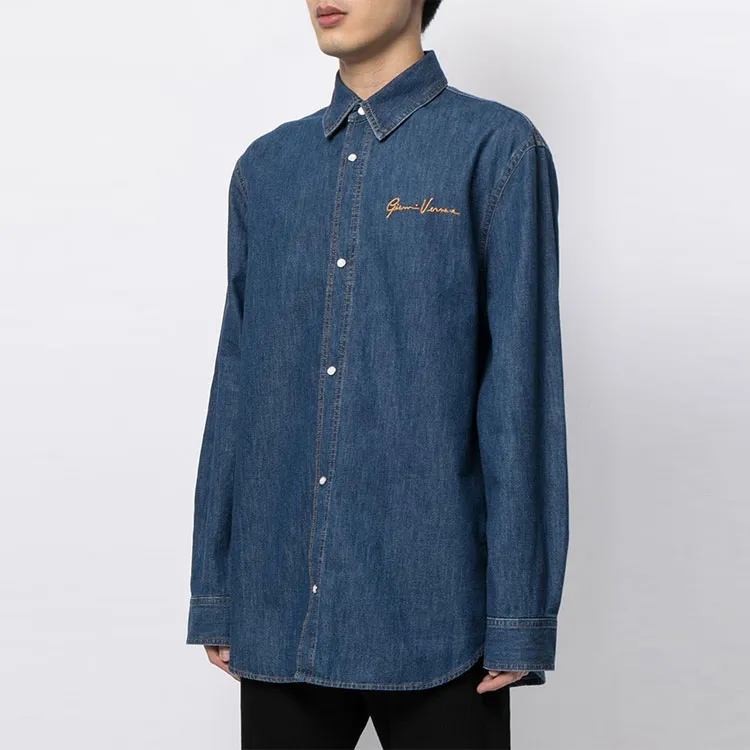 VERSACE Shirts Unisex Blue-3