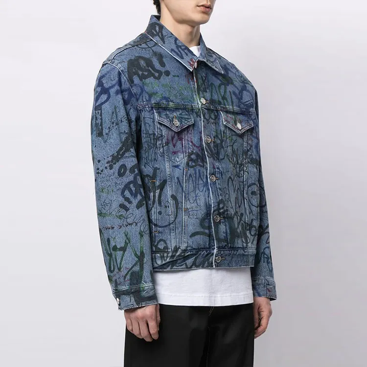 Vetements Graffiti Denim Jacket-2