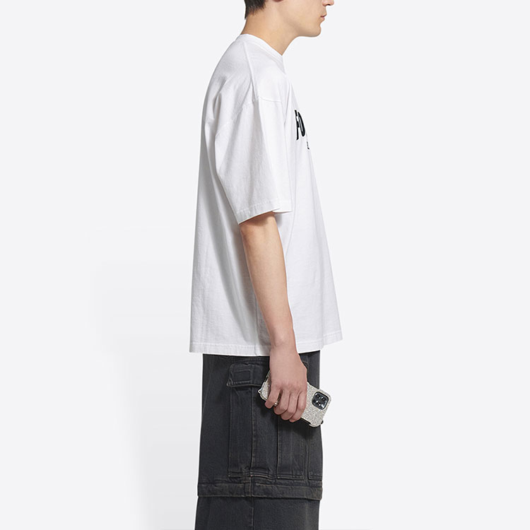 【BALENCIAGA】Dirty White☆COLLEGE クルース トレーナー Balenciaga 2021 City Series Miami Hoodie - White Sweatshirts