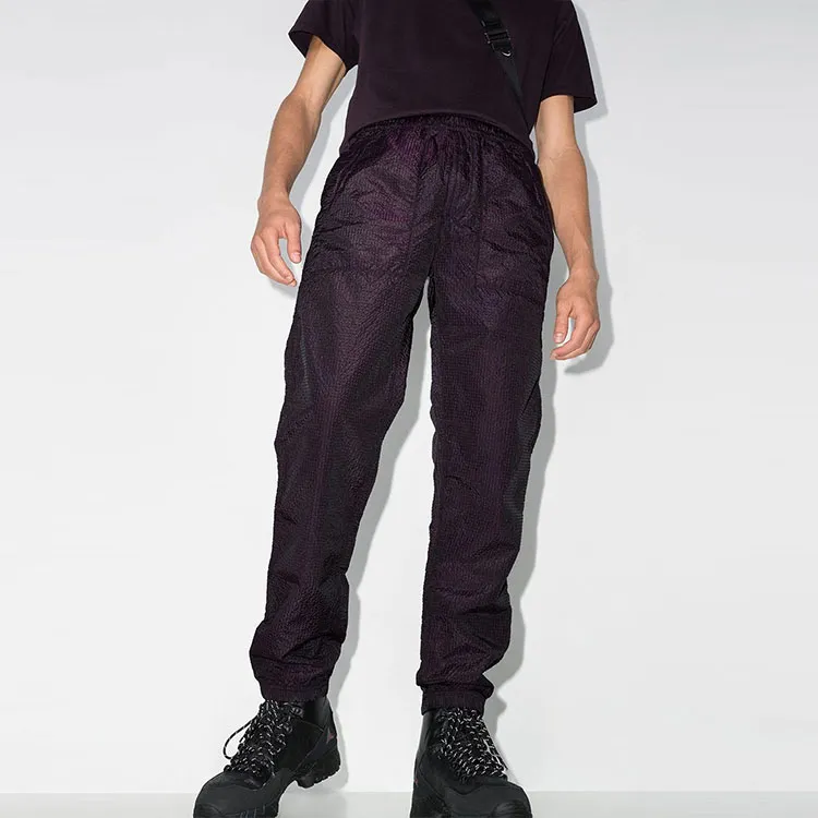 STONE ISLAND Knitted Sweatpants Men Purple-3