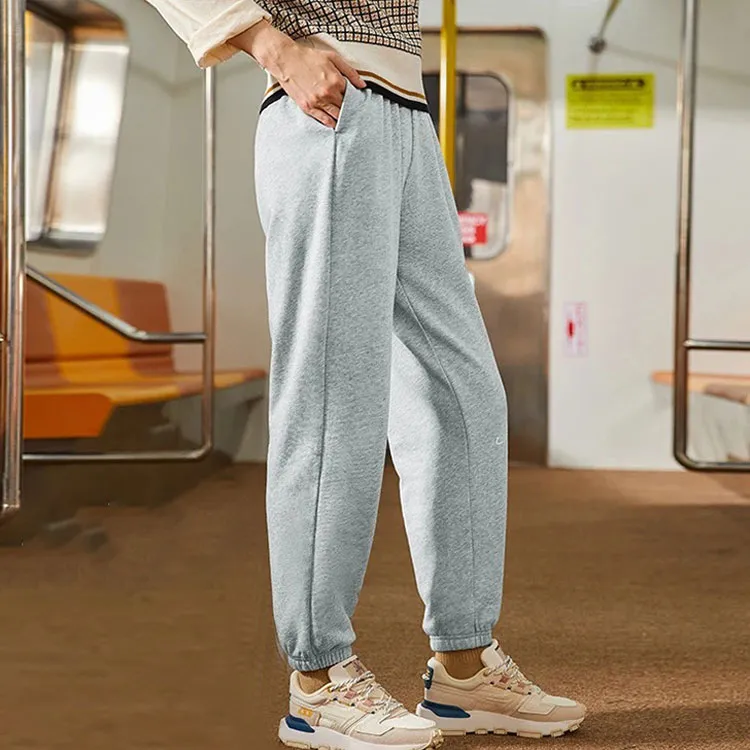 LINING Training Series Knitted Sweatpants Women's Gray-4