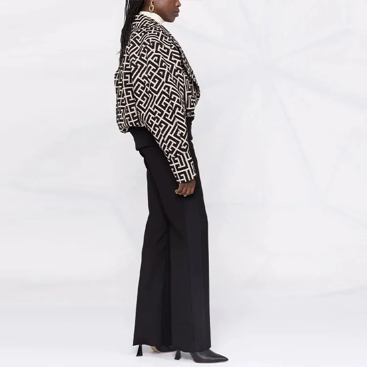 BALMAIN Jackets Women's Black/White-3