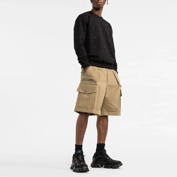 BALMAIN Cargo Shorts Men Brown-1