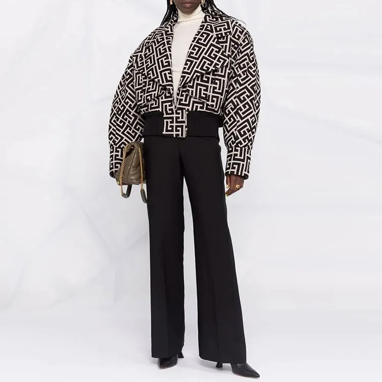 BALMAIN Jackets Women's Black/White-1