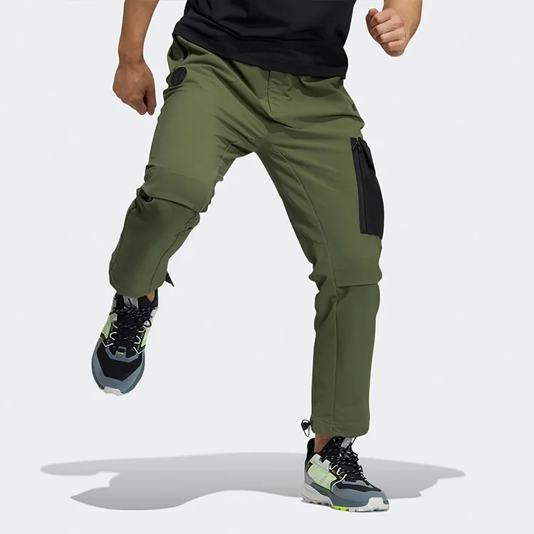 Adidas Knitted Sweatpants Men's Green-4