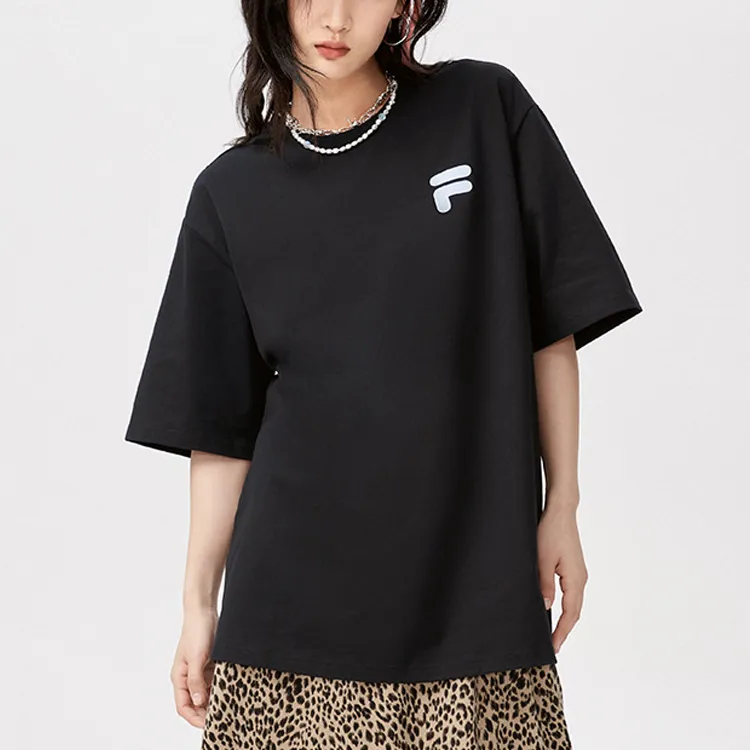 FILA FUSION Sports Life Collection T Shirt Unisex Black-3