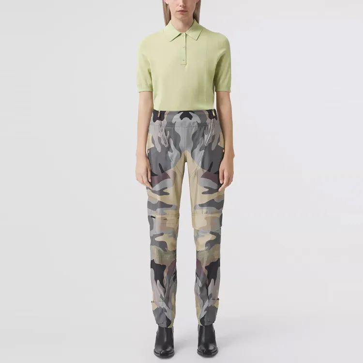 Burberry Polo Shirt Women's Mist Green-2