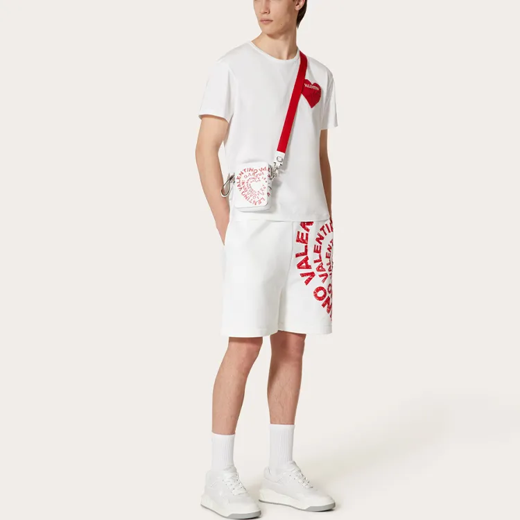 Valentino Casual Shorts Men White-1