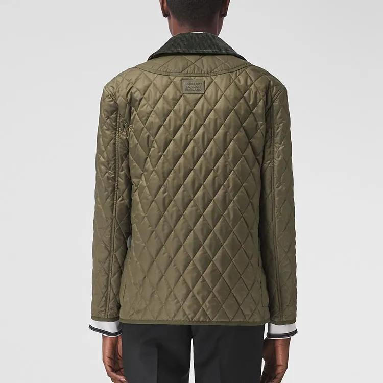 Burberry Puffer Jacket Women's Green-5