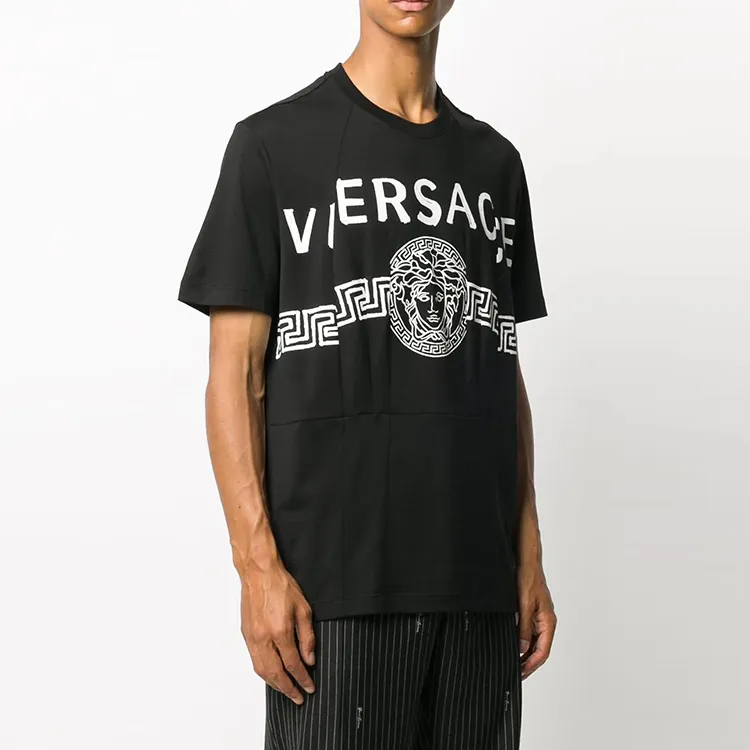 VERSACE T Shirts Men Black-3