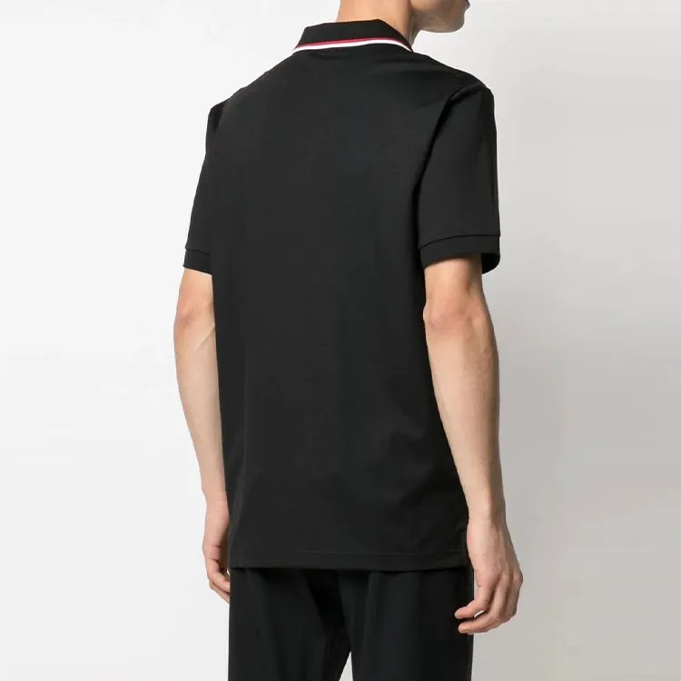HUGO BOSS Short Sleeved Polo Shirt Men's Black-5