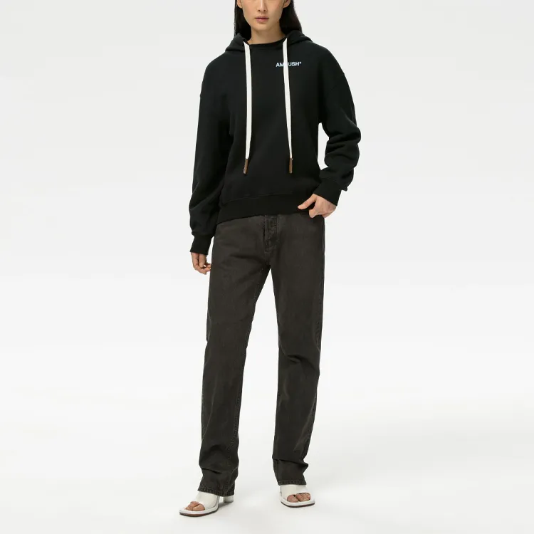 AMBUSH Logo-print Cotton Hoodie-6