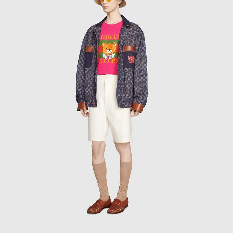 GUCCI T Shirts Men Fuchsia-3
