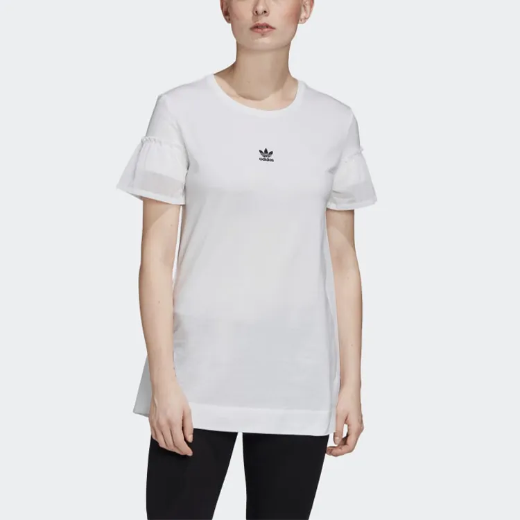 Adidas Originals Tulle T Shirts Women's White-2