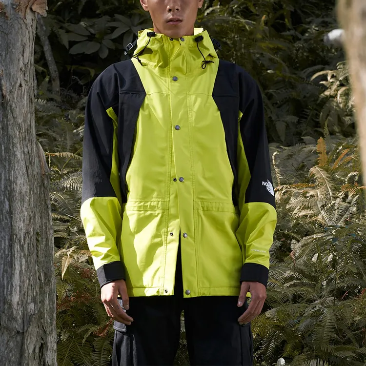 THE NORTH FACE 1994 Collection Waterproof And Breathable Windbreaker Jacket Unisex Yellow Green-2