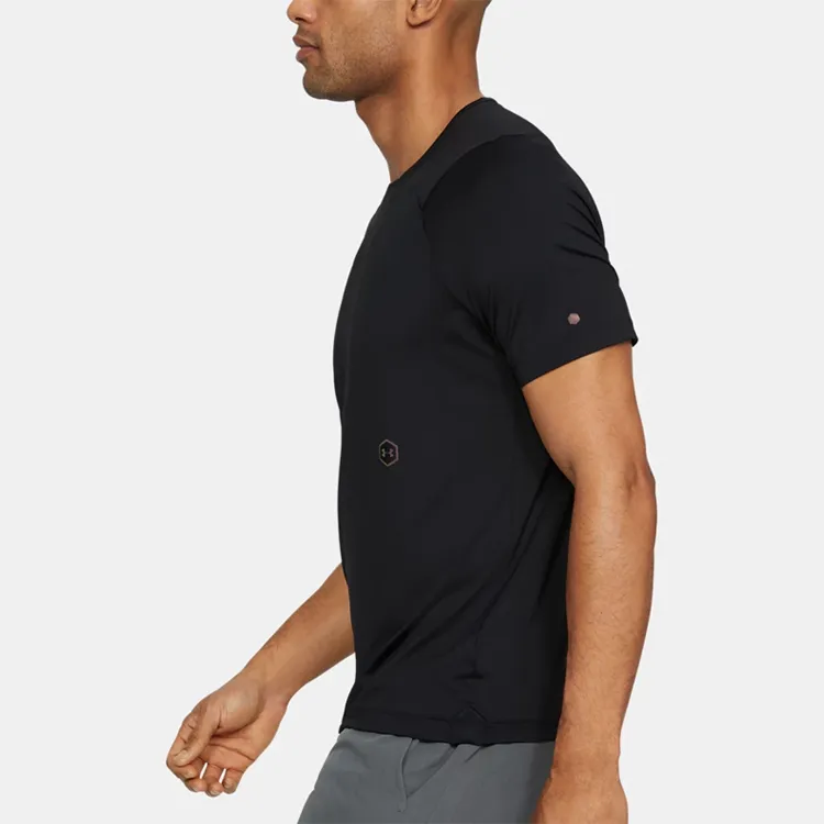 Under Armour Raglan Sleeve T Shirt Men's Black-3