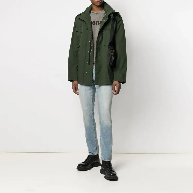 OFF WHITE Arrows motif Hooded Jacket-1