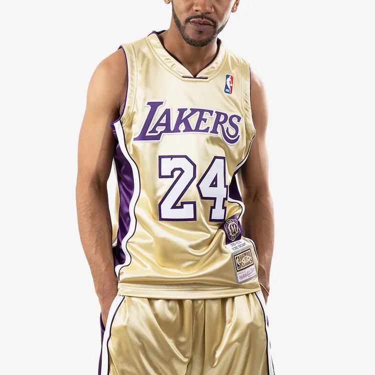 Mitchell & Ness Basketball Jersey Men's Gold-2