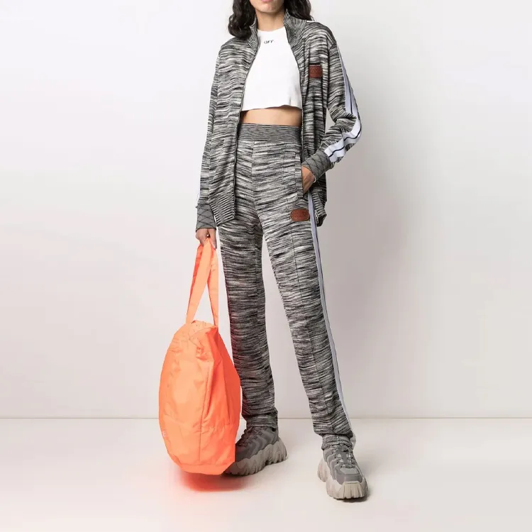PALM ANGELS X Missoni Melange Knit Zip front Track Jacket-2