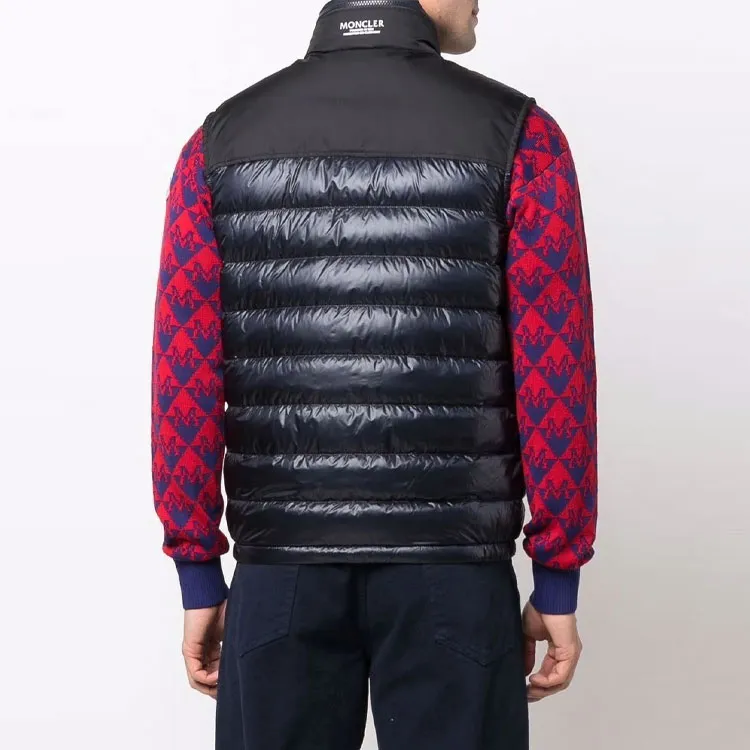 Moncler Vests Men Dark Blue-2