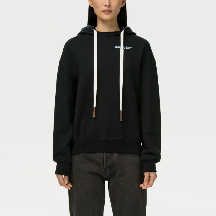 AMBUSH Logo-print Cotton Hoodie-2