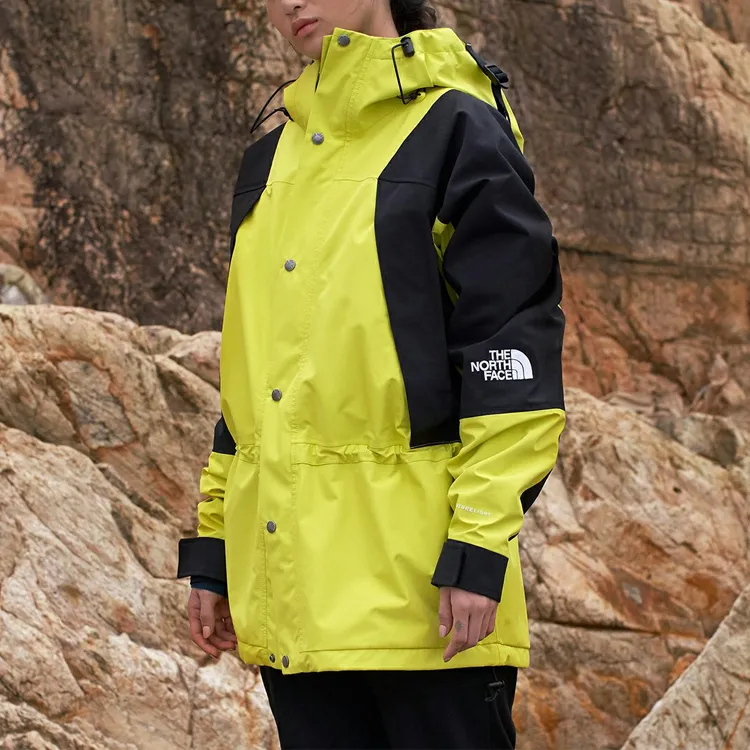 THE NORTH FACE 1994 Collection Waterproof And Breathable Windbreaker Jacket Unisex Yellow Green-3
