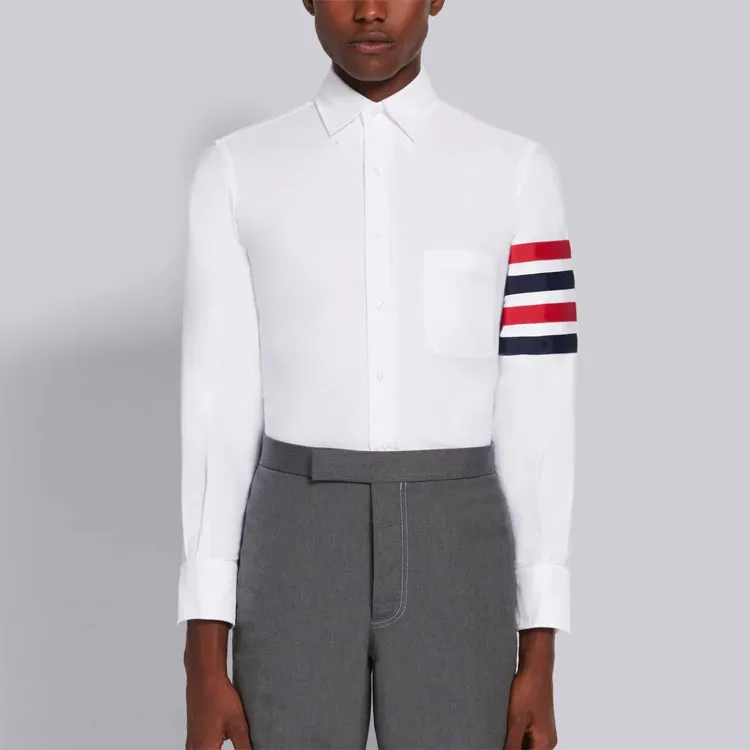 THOM BROWNE 4 Bar Stripe Shirt-2