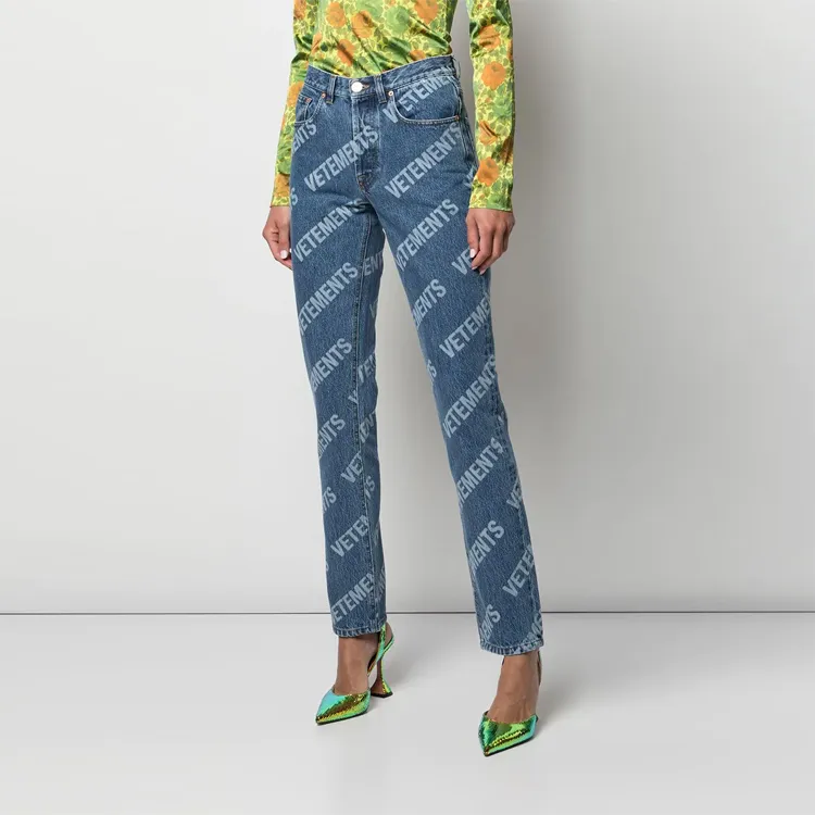 Vetements Jeans Women's Blue-5